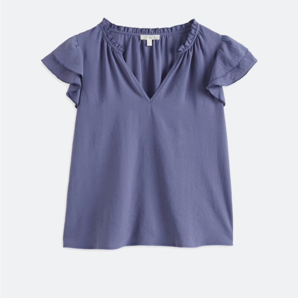 Nine BrittonDebbie Flutter Sleeve Blouse